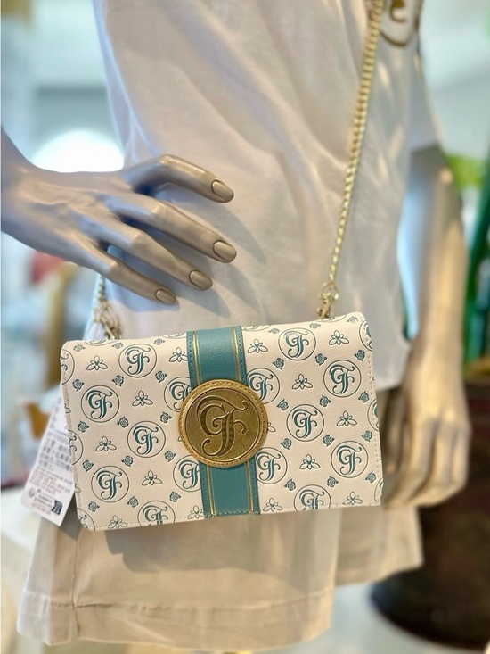 Disney Handbags - NWT Walt Disney World Resorts Grand Floridian Crossbody Chain Link Clutch Purse